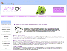 Tablet Screenshot of plushtoy.fr